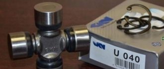 Features of replacing the VAZ-2107 driveshaft crosspiece: 3 important tips for choosing a part