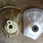 Старый и новый фильтры грубой очистки