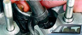 Replacing valve stem seals on a VAZ 2110 8 valves